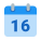 Calendar 16 icon