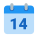 Calendrier 14 icon