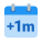 Плюс 1 месяц icon