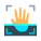 Handflächenscan icon