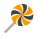 Caramella di Halloween icon