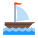 Barco à vela pequeno icon