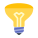 Lampadina riflettore icon