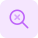 Remove location from the search isolated on a white background icon