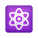 átomo-símbolo-emoji icon