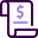 Reciept icon