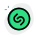 Shazam music app for multimedia and podcasting use icon