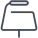 podio con lampada icon