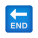終わりの矢印の絵文字 icon