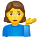 Woman Tipping Hand icon