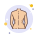 Weiblicher Rücken icon
