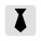 Cravate noire icon