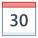 Calendrier 30 icon