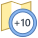 Timezone +10 icon