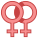 Два символа женского пола icon