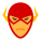 cabeça do flash icon