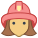 Donna vigile del fuoco icon