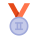 Medalha olímpica de prata icon