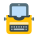 Machine à écrire avec tablette icon