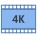 4K icon