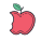 Pomme croquée icon