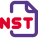 An NST file is a module used by NoiseTracker a freeware audio tracking program icon