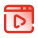 transmissão de vídeo icon