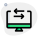 Data transfer import and export from desktop computer icon