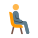 Sitting on Chair icon