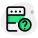 Server internal system with help and support options icon