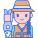 Fisherwoman icon