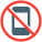 No Smartphones icon