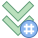 Chevron hashtag icon