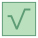 Quadratwurzel 2 icon