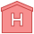 Hospital Sign icon