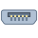 Micro USB B icon