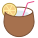 Cocktail al cocco icon