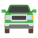 Vue de face d'une camionnette icon