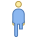 Persona amputada icon