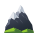 montagna innevata icon