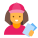 전단지 배포자 - 여성 icon