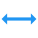 Redimensionner horizontallement icon