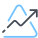 Arrow Rise Triangle icon