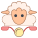 Sheep on Bike icon