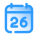 Calendrier 26 icon