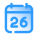 Calendario 26 icon