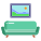 Couch And Photo Frame icon
