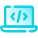 노트북 코딩 icon