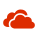 Красный OneDrive icon