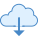 Von der Cloud herunterladen icon